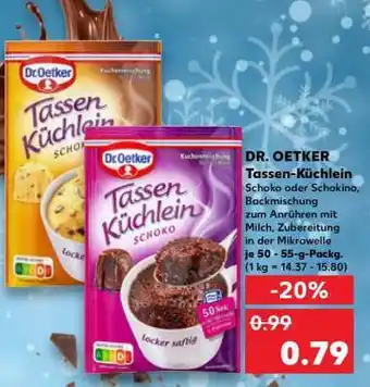 Kaufland DR. OETKER Tassen-Küchlein Angebot
