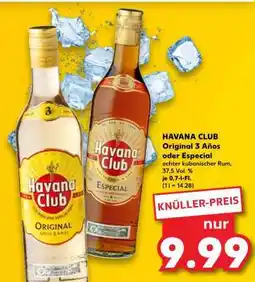 Kaufland HAVANA CLUB Original 3 Años oder Especial Angebot