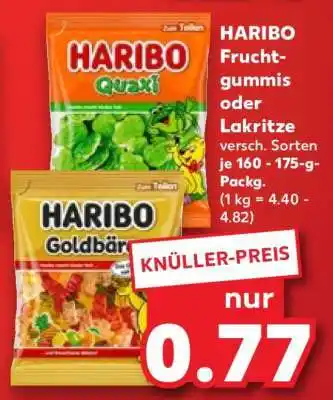 Kaufland HARIBO Frucht-gummis oder Lakritze Angebot