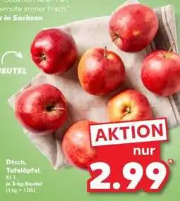 Kaufland Dtsch. Tafeläpfel, Kl. I Angebot