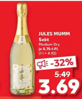 Kaufland Jules Mumm Angebot