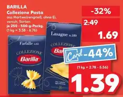Kaufland Barilla Collezione Pasta Angebot