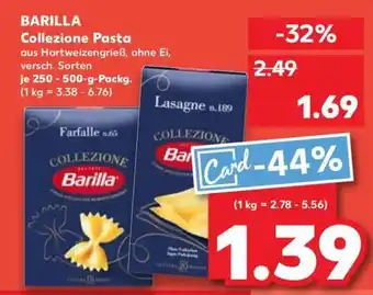 Kaufland Barilla Collezione Pasta Angebot
