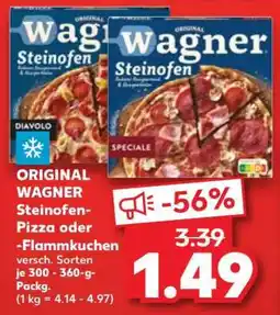 Kaufland ORIGINAL WAGNER Steinofen-Pizza oder -Flammkuchen Angebot