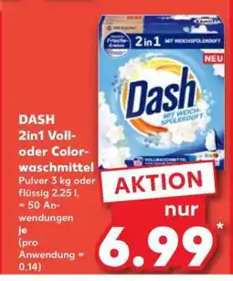 Kaufland DASH 2in1 Voll- oder Colorwaschmittel Angebot