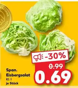 Kaufland Span. Eisbergsalat Angebot