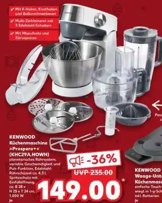 Kaufland KENWOOD Küchenmaschine Prospero+ (KHC29A.H0WH) Angebot