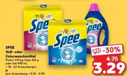 Kaufland SPEE Voll- oder Colorwaschmittel Angebot