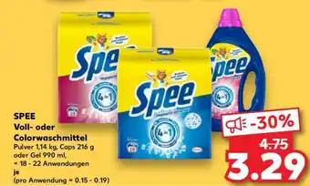 Kaufland SPEE Voll- oder Colorwaschmittel Angebot