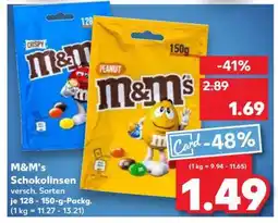 Kaufland M&M's Schokolinsen Angebot