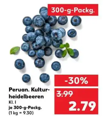 Kaufland Peruan. Kulturheidelbeeren Angebot