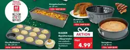 Kaufland KAISER Backformen Gourmet aus antihaftbeschichtetem Stahlblech je Angebot