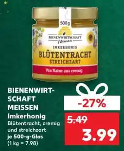 Kaufland Imkerhonig Blütentracht, cremig und streichzart Angebot