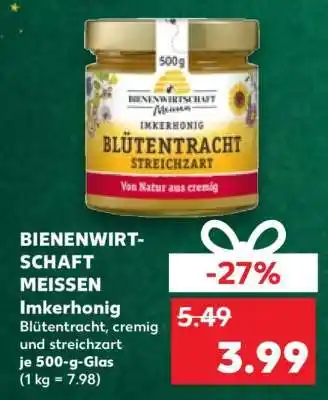 Kaufland Imkerhonig Blütentracht, cremig und streichzart Angebot
