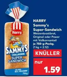 Kaufland HARRY Sammy's Super- Sandwich Angebot