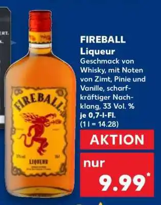 Kaufland FIREBALL Liqueur Angebot