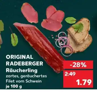 Kaufland ORIGINAL RADEBERGER Räucherling Angebot