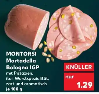 Kaufland MONTORSI Mortadella Bologna IGP Angebot