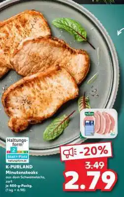 Kaufland K-PURLAND Minutensteaks Angebot