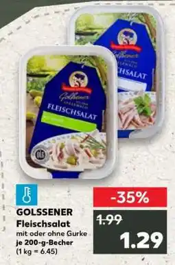 Kaufland GOLSSENER Fleischsalat Angebot