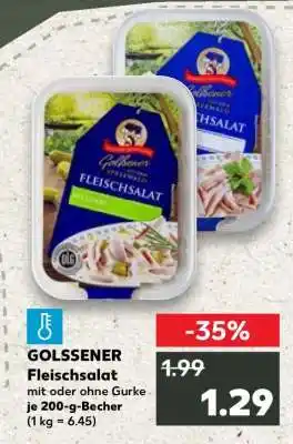 Kaufland GOLSSENER Fleischsalat Angebot