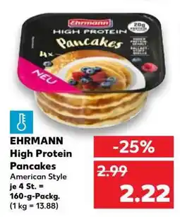 Kaufland EHRMANN High Protein Pancakes Angebot