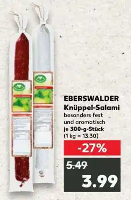 Kaufland EBERSWALDER Knüppel-Salami Angebot
