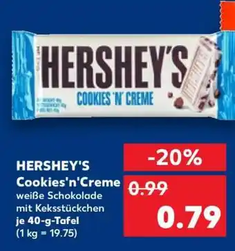 Kaufland HERSHEY'S Cookies'n'Creme Angebot