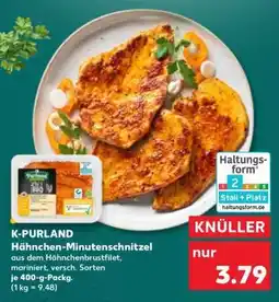 Kaufland K-PURLAND Hähnchen-Minutenschnitzel Angebot