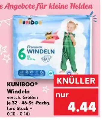 Kaufland KUNIBOO Windeln Angebot