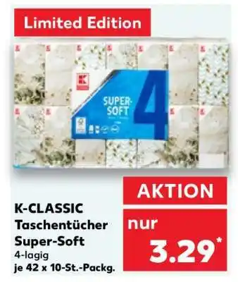 Kaufland K-CLASSIC Taschentücher Super-Soft Angebot