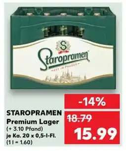 Kaufland STAROPRAMEN Premium Lager Angebot