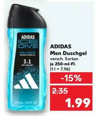 Kaufland ADIDAS Men Duschgel Angebot