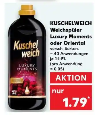 Kaufland KUSCHELWEICH Weichspüler Luxury Moments oder Oriental Angebot
