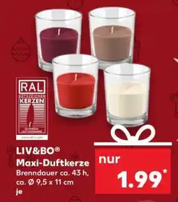 Kaufland LIV&BO Maxi-Duftkerze Angebot