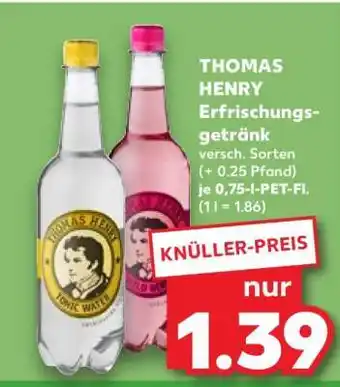 Kaufland THOMAS HENRY Erfrischungsgetränk Angebot