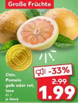 Kaufland Chin. Pomelo gelb oder rot, lose Angebot