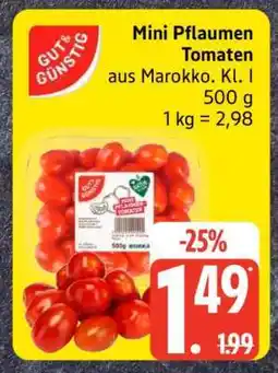 Edeka Mini-Pflaumen- tomaten Angebot