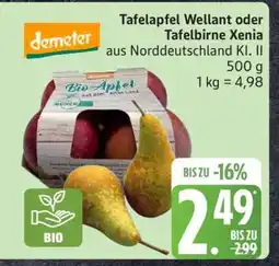 Edeka Tafelapfel Wellant oder Tafelbirne Xenia Angebot
