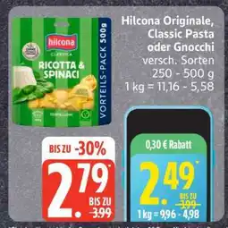 Edeka Hilcona Originale, Classic Pasta oder Gnocchi Angebot