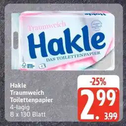 Edeka Hakle Traumweich Toilettenpapier Angebot