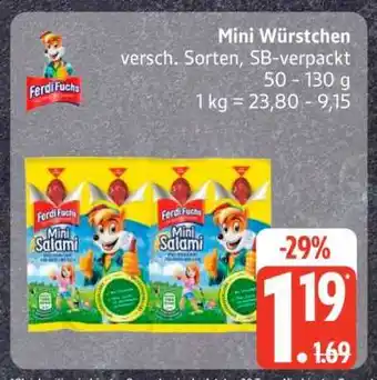 Edeka Mini-Würstchen Angebot