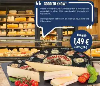 Edeka Österreichischer Schnittkäse Angebot
