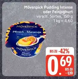 Edeka Mövenpick Pudding Intense oder Feinjoghurt Angebot