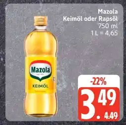 Edeka Mazola Keimöl oder Rapsöl Angebot