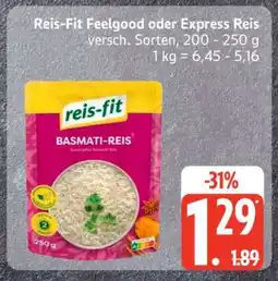 Edeka Reis-Fit Feelgood oder Express Reis Angebot