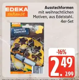 Edeka Ausstechformen 4er-Set Angebot