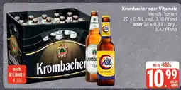 Edeka Krombacher oder Vitamalz Angebot