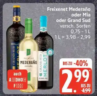 Edeka Freixenet Mederaño oder Mia oder Grand Sud Angebot