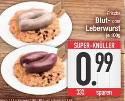 Edeka Frische Blut- oder Leberwurst Angebot